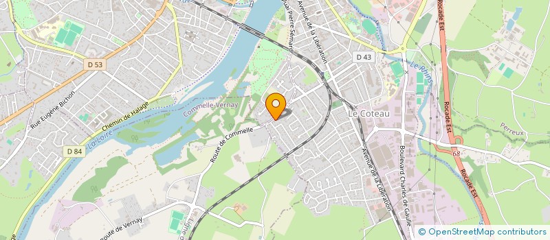 localisation de l'entreprise MADAME MAGALI FARGE  ROANNE