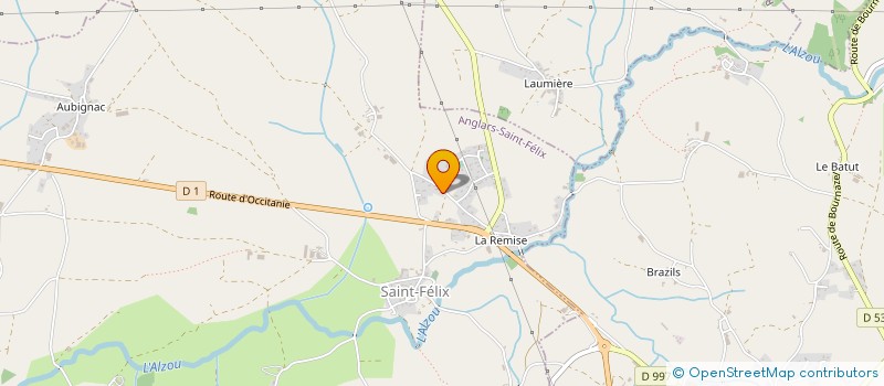 localisation de l'entreprise MADAME MAGALI FARRENQ  ANGLARS-SAINT-FELIX