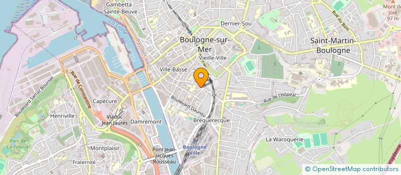 localisation de l'entreprise MADAME MAGALI FAUCHER à BOULOGNE-SUR-MER