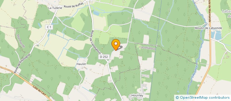 localisation de l'entreprise MADAME MAGALI FAUGERE  POUSSIGNAC