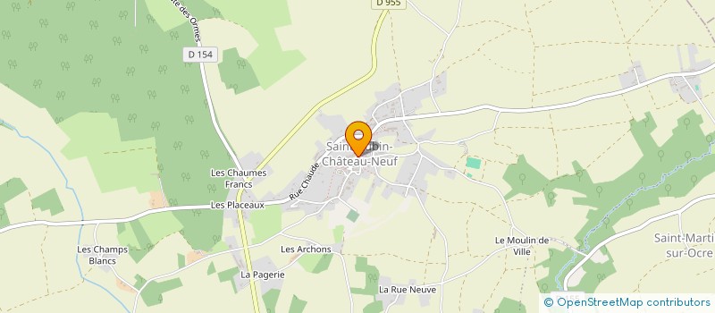 localisation de l'entreprise MADAME MAGALI FAUVERNIER  POILLY-SUR-THOLON