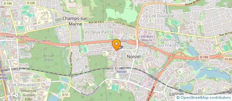 localisation de l'entreprise MADAME MAGALI FERAL  NOISIEL