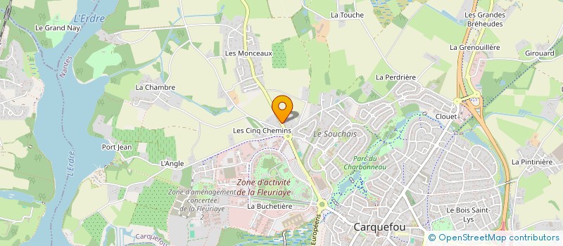 localisation de l'entreprise MADAME MAGALI FERCHAUD à CARQUEFOU