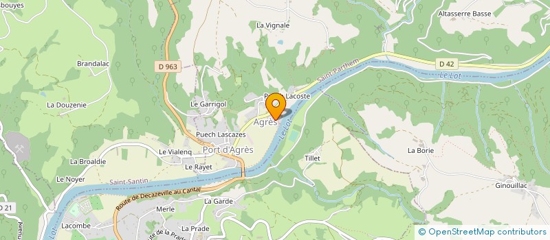 localisation de l'entreprise MADAME MAGALI FERLAY  SAINT-PARTHEM