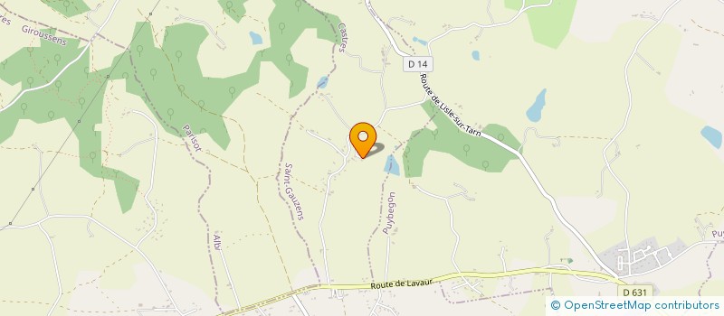 localisation de l'entreprise MADAME MAGALI FERNANDEZ  SAINT-GAUZENS