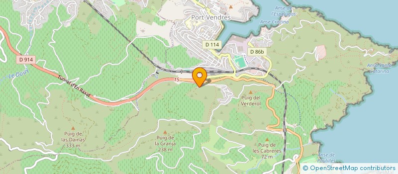 localisation de l'entreprise MADAME MAGALI FERRE  PORT-VENDRES