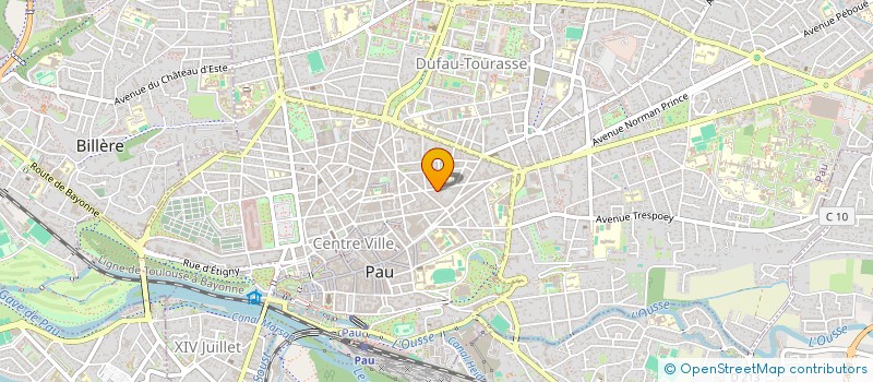 localisation de l'entreprise MADAME MAGALI FEVRIER à PAU