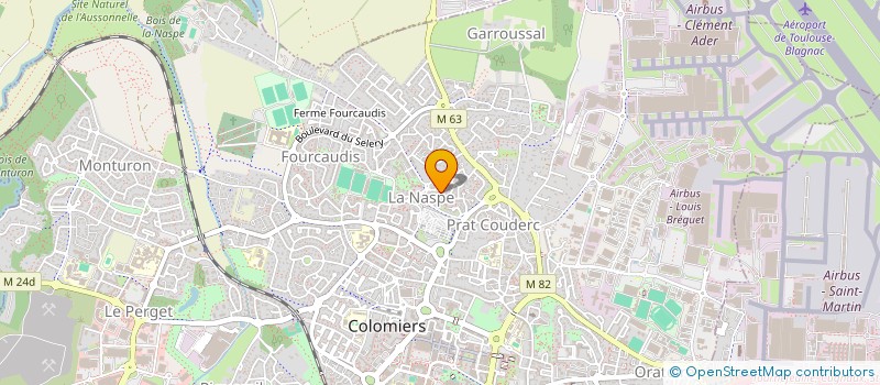 localisation de l'entreprise MADAME MAGALI FEVRIER à COLOMIERS