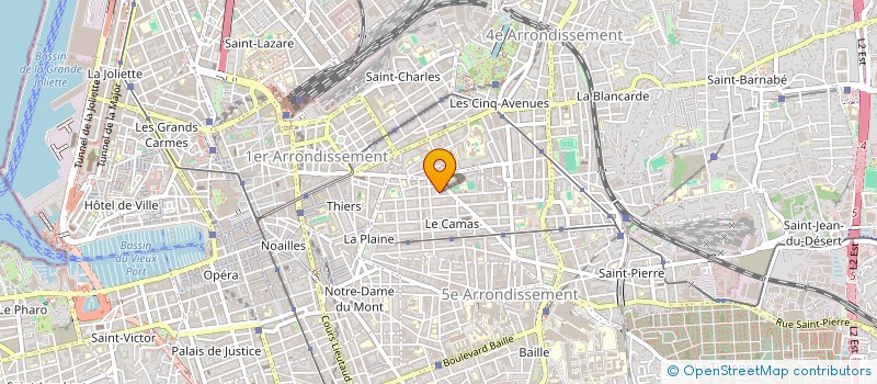 localisation de l'entreprise MADAME MAGALI FIEVET  MARSEILLE