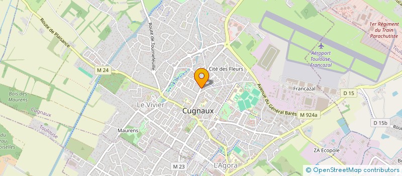 localisation de l'entreprise MADAME MAGALI FIGAROL à CUGNAUX