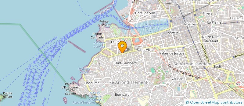 localisation de l'entreprise MADAME MAGALI FILLAT à MARSEILLE