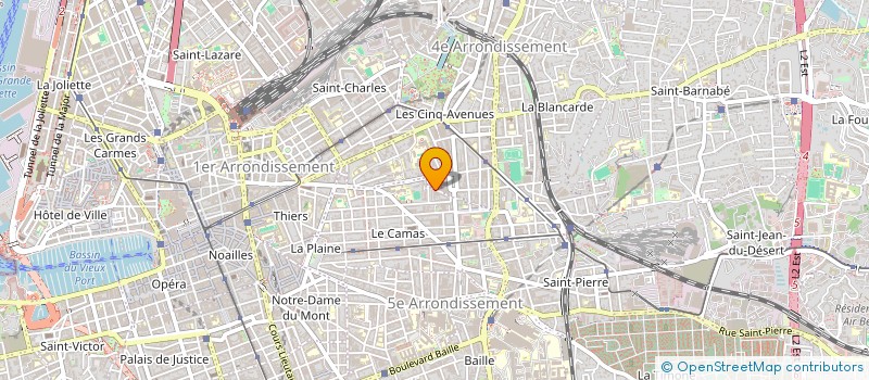 localisation de l'entreprise MADAME MAGALI FLANQUART à MARSEILLE