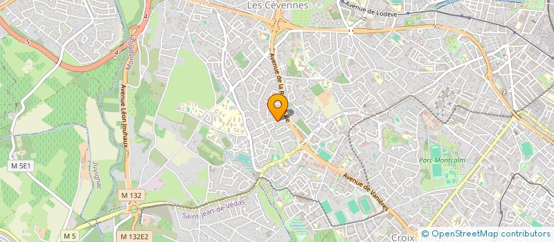 localisation de l'entreprise MADAME MAGALI FLAURAUD à MONTPELLIER