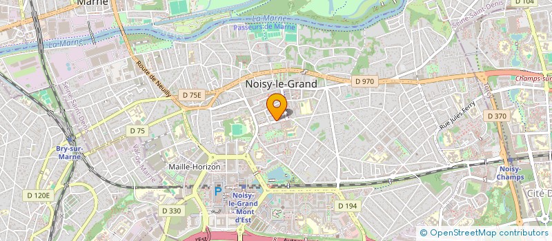 localisation de l'entreprise MADAME MAGALI FLORENT-YOU  NOISY-LE-GRAND