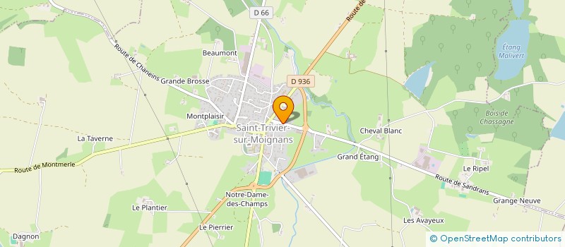 localisation de l'entreprise MADAME MAGALI FODDIS  SAINT-TRIVIER-SUR-MOIGNANS