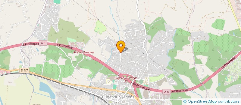 localisation de l'entreprise MADAME MAGALI FOLTRAN à PUGET-SUR-ARGENS