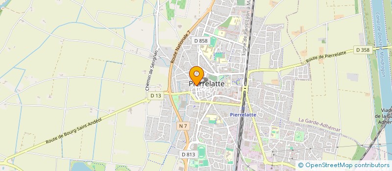 localisation de l'entreprise MADAME MAGALI FOURNILLIER à PIERRELATTE