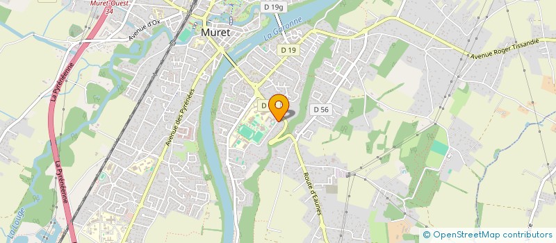 localisation de l'entreprise MADAME MAGALI FRAYSSINHES  MURET