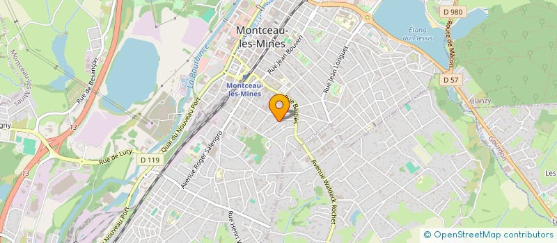 localisation de l'entreprise MADAME MAGALI FROUSSART  MONTCEAU-LES-MINES