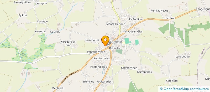 localisation de l'entreprise MADAME MAGALI FRUCHARD à PLOMEUR