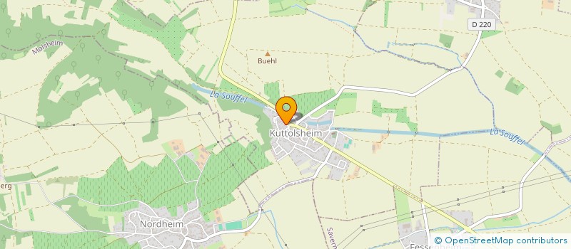 localisation de l'entreprise MADAME MAGALI FUCHS  KUTTOLSHEIM