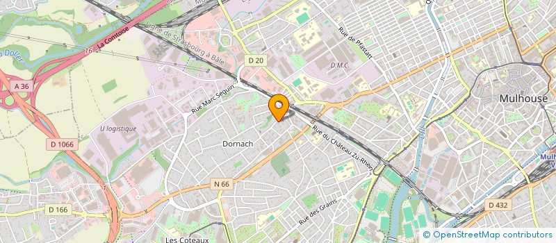 localisation de l'entreprise MADAME MAGALI FUNIATI  MULHOUSE