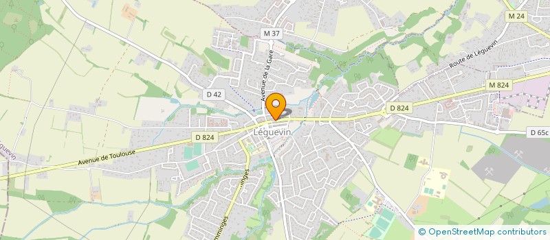 localisation de l'entreprise MADAME MAGALI GABARD  LEGUEVIN