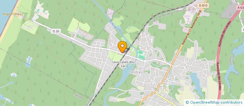 localisation de l'entreprise MADAME MAGALI GADOUAIS  ONDRES