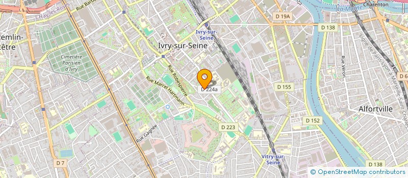 localisation de l'entreprise MADAME MAGALI GAIN à IVRY-SUR-SEINE