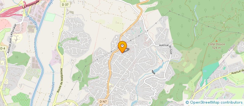 localisation de l'entreprise MADAME MAGALI GARCIN à FREJUS