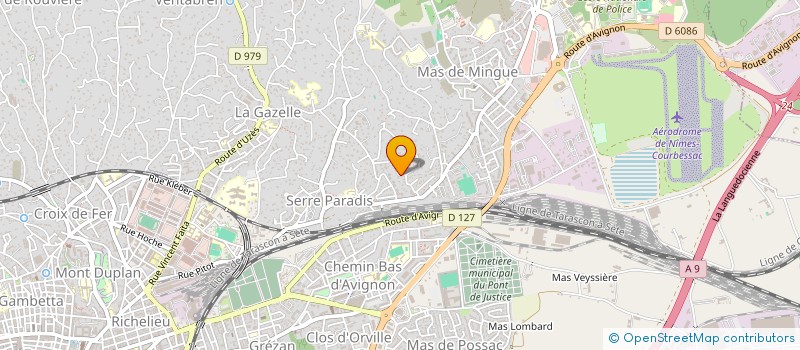 localisation de l'entreprise MADAME MAGALI GARRASTAZU  NIMES