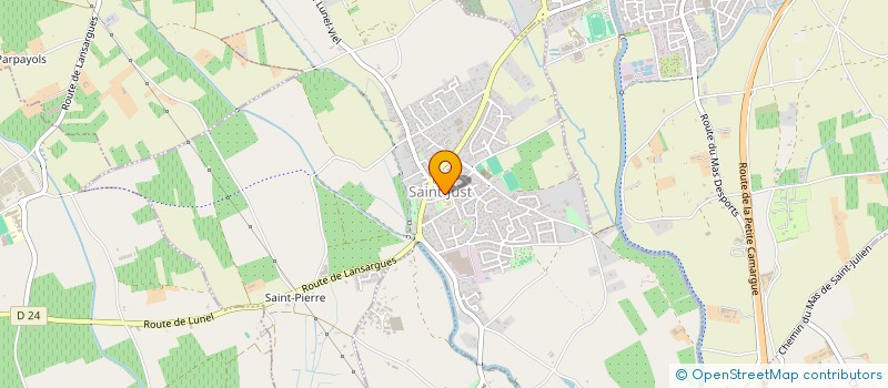 localisation de l'entreprise MADAME MAGALI GAUCEL  ENTRE-VIGNES