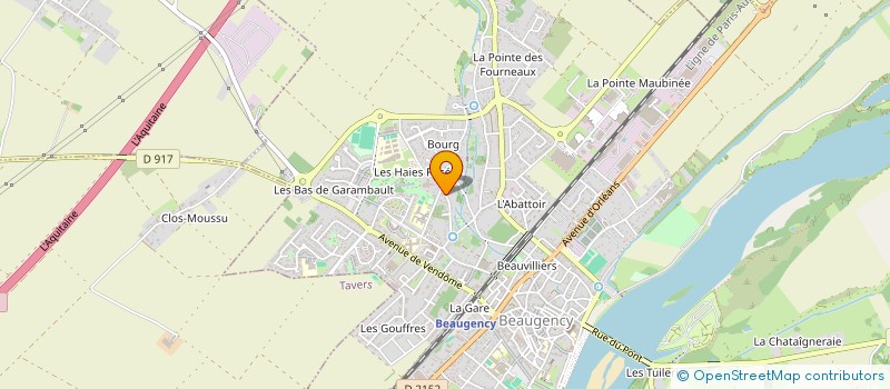 localisation de l'entreprise MADAME MAGALI GAUDIN à BEAUGENCY