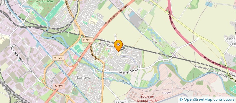 localisation de l'entreprise MADAME MAGALI GAUTHEY  LONGVIC