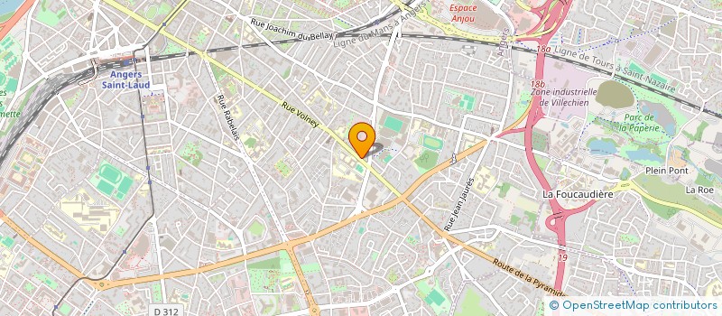 localisation de l'entreprise MADAME MAGALI GAUTIER  ANGERS
