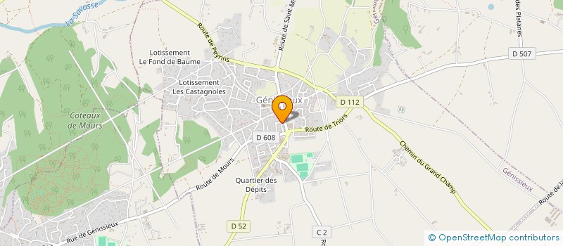 localisation de l'entreprise MADAME MAGALI GELBART  GENISSIEUX