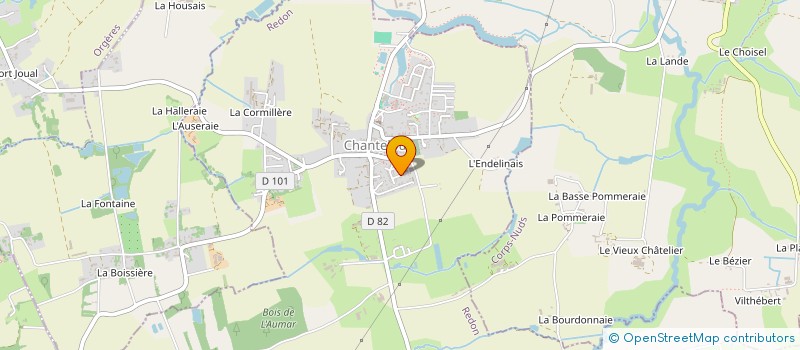 localisation de l'entreprise MADAME MAGALI GENOUEL à CHANTELOUP