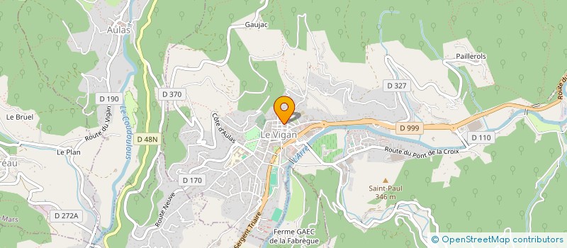 localisation de l'entreprise MADAME MAGALI GENZOR  LE VIGAN