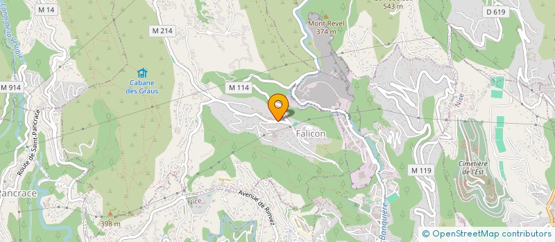 localisation de l'entreprise MADAME MAGALI GEOFFROI  FALICON