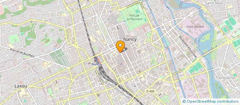 localisation de l'entreprise MADAME MAGALI GERARDIN  NANCY