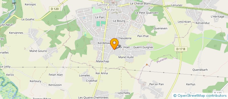 localisation de l'entreprise MADAME MAGALI GERMAIN à SAINTE-ANNE-D'AURAY