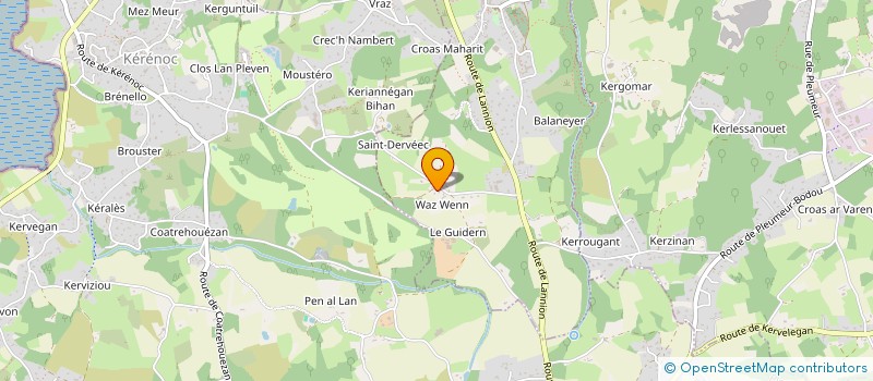 localisation de l'entreprise MADAME MAGALI GERMAIN  TREGASTEL