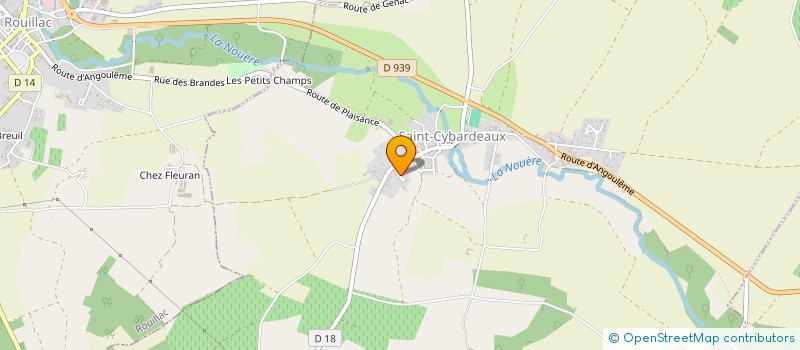 localisation de l'entreprise MADAME MAGALI GERMANAUD  SAINT-CYBARDEAUX