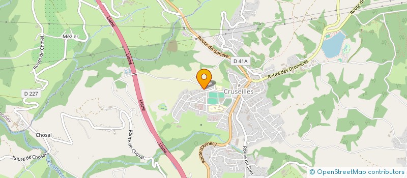 localisation de l'entreprise MADAME MAGALI GESLIN  CRUSEILLES