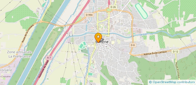 localisation de l'entreprise MADAME MAGALI GIRARD  BOLLENE