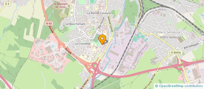 localisation de l'entreprise MADAME MAGALI GIRARDOT à CHARLEVILLE-MEZIERES