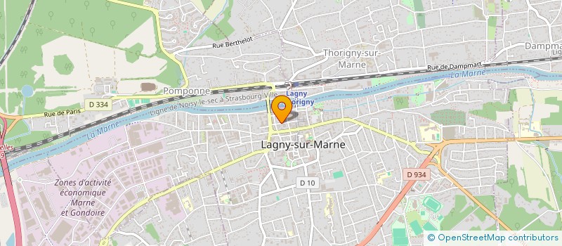 localisation de l'entreprise MADAME MAGALI GOBERT  MONTFERMEIL