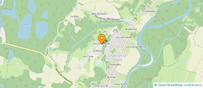 localisation de l'entreprise MADAME MAGALI GOBERTIER à CHATILLON-LA-PALUD