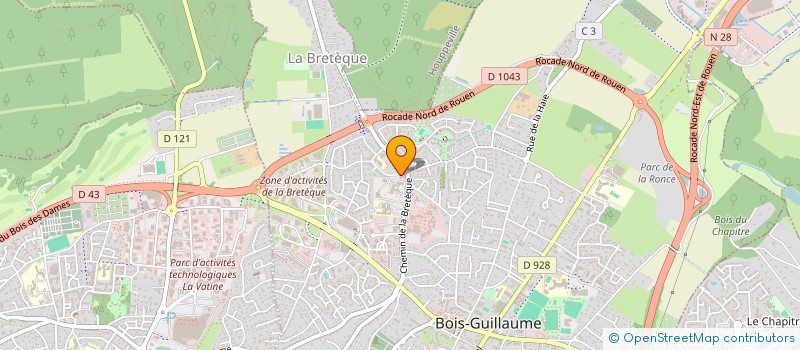 localisation de l'entreprise MADAME MAGALI GONDRY à BOIS-GUILLAUME