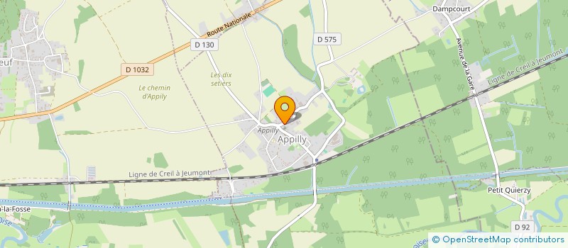 localisation de l'entreprise MADAME MAGALI GOSSE  BRETIGNY